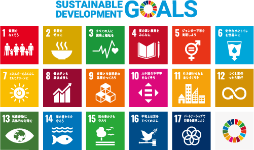 SDGs17項目の図